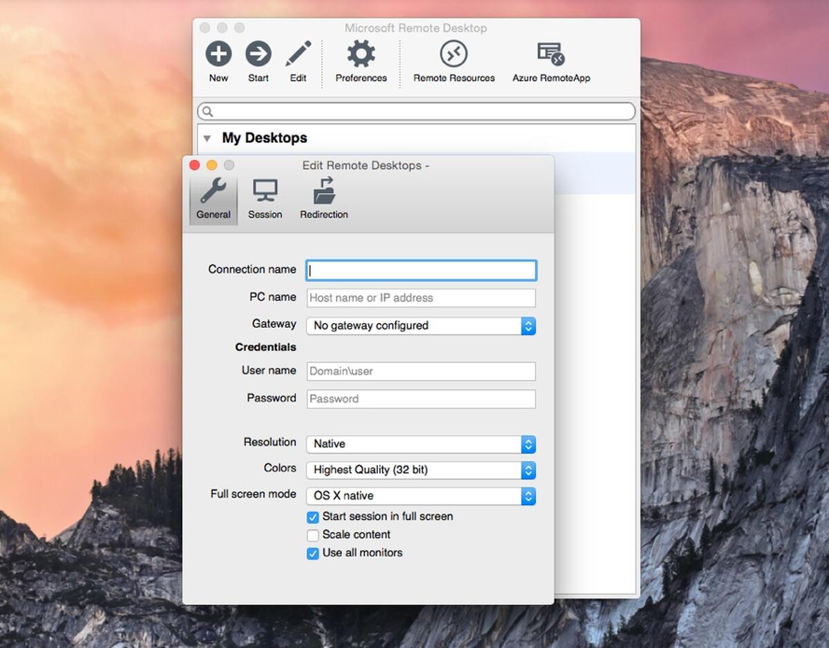 microsoft remote desktop for mac printer redirection